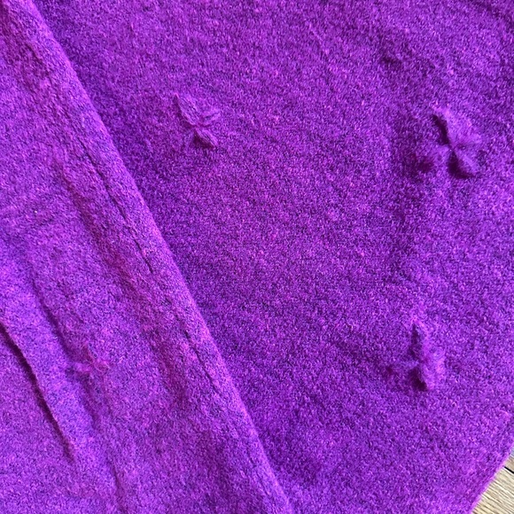 Tach Escarlata maxi skirt Small purple alpaca blend - Picture 5 of 6